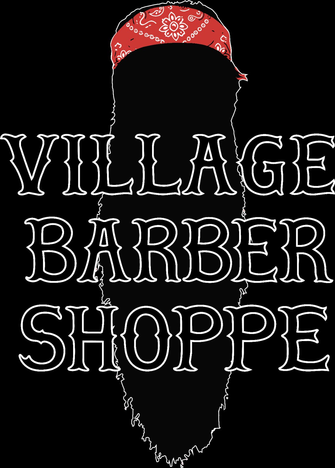 Bandana Beard Tee — Village Barber Shoppe