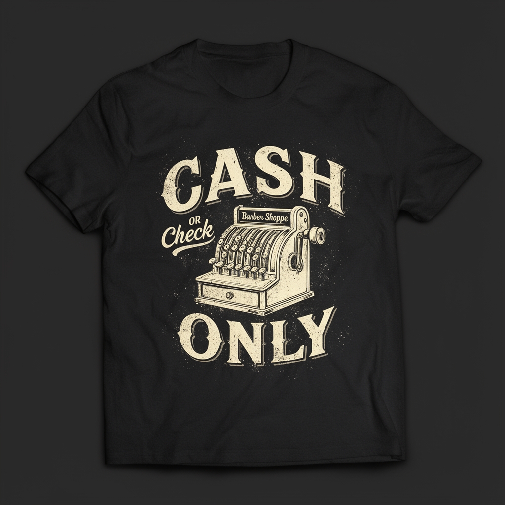 Cash or Check Only Tee