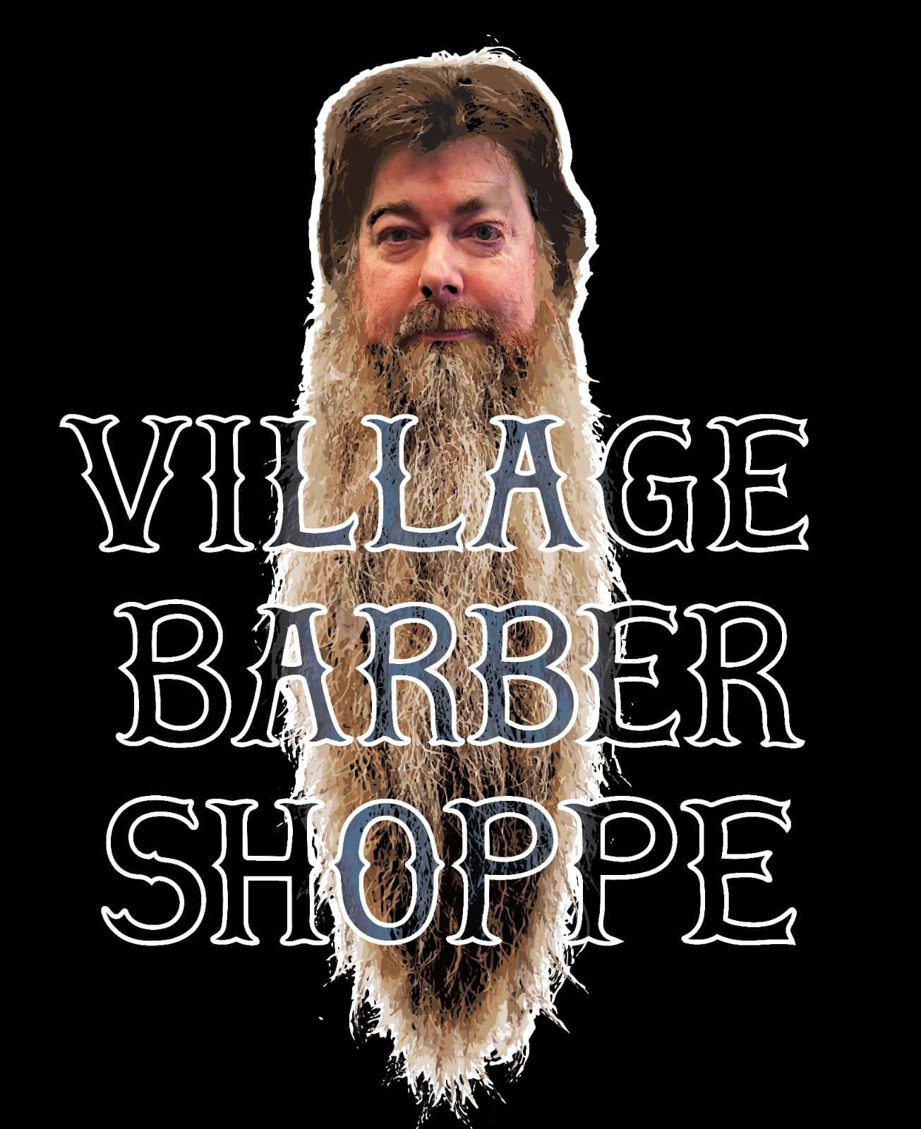 Joe's Beard Tee — Village Barber Shoppe