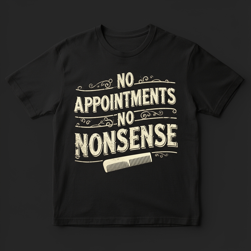 No Appointments No Nonsense Tee